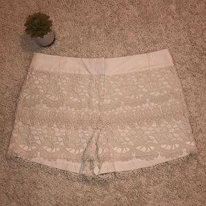 LOFT lace shorts